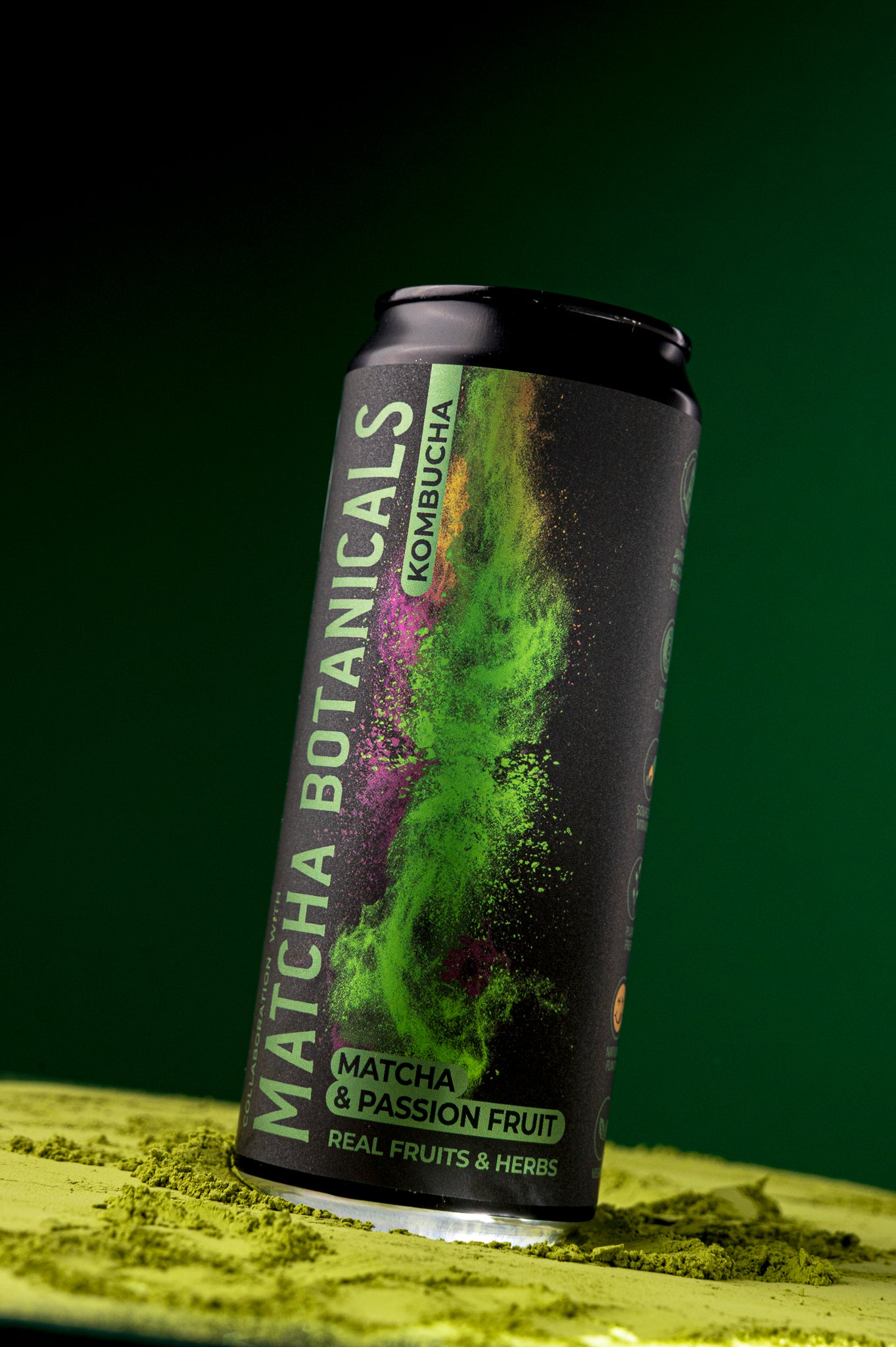 RUDY'S × MATCHA BOTANICALS | KOMBUCHA MATCHA & FRUIT DE LA PASSION